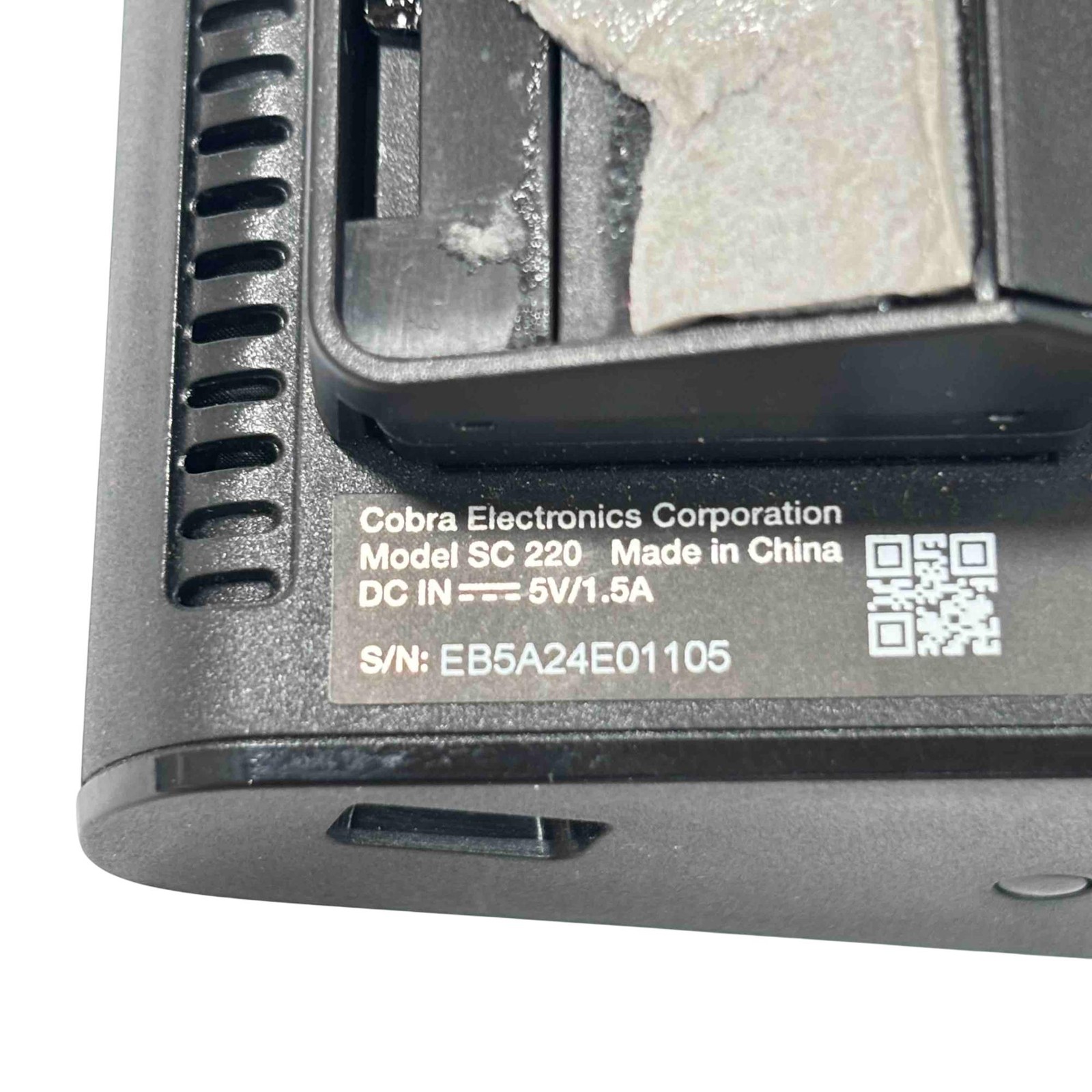 Cobra SC 220C Quad HD 360 Alerts Interior Cam Dual-View Dash Camera