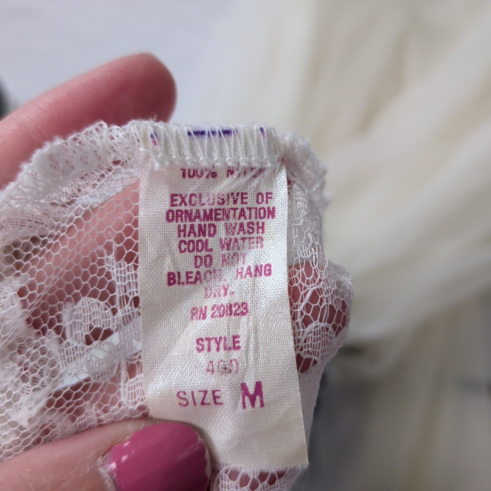 Vintage Open Front Babydoll Lingerie Dress Size Medium Fairy Whimsigoth Milkmaid