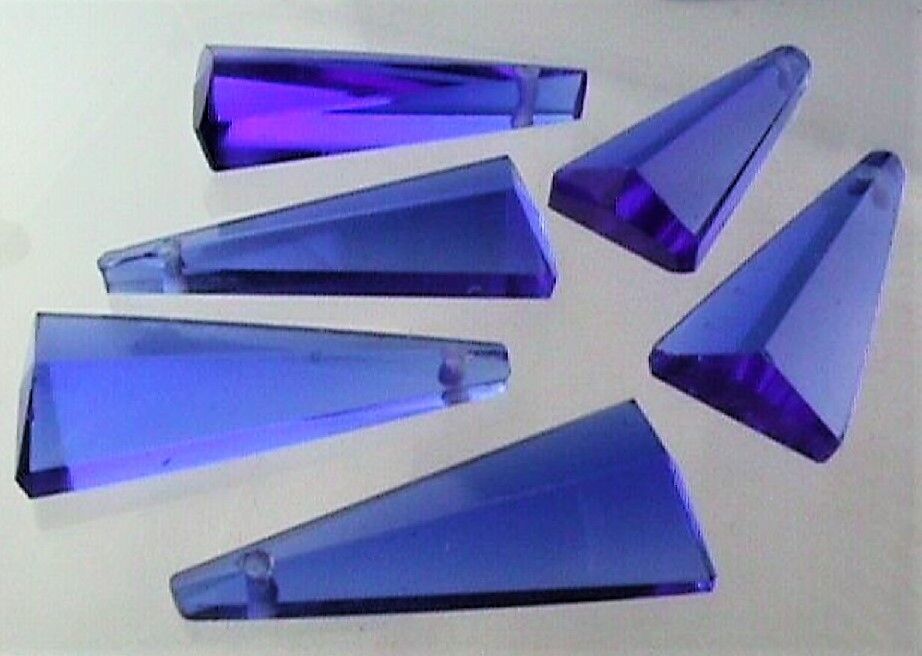 THE MOST GORGEOUS COBALT CHANDELIER CRYSTALS C-29