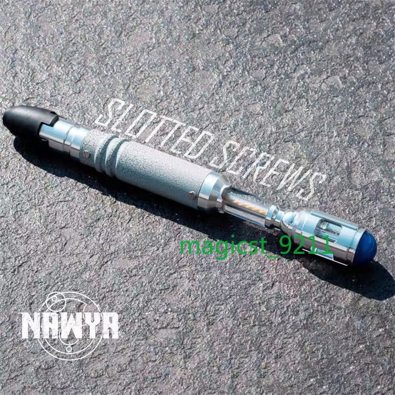 Doctor Who 10th Metal Sonic Screwdriver NAWYA Replica LED Hanheld Cosplay Gift