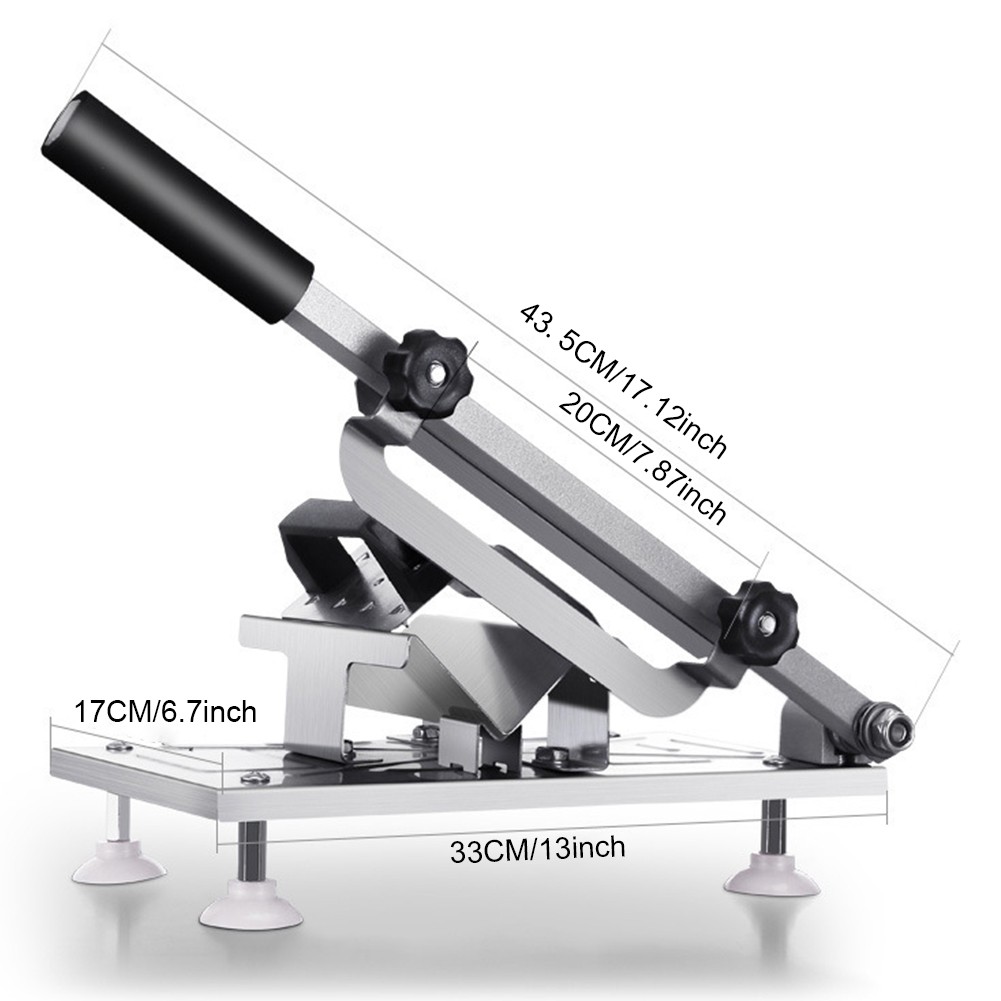 Stainless Steel Manual Meat Slicer Slicing Machine Frozen Meat Beef Bones Cutter