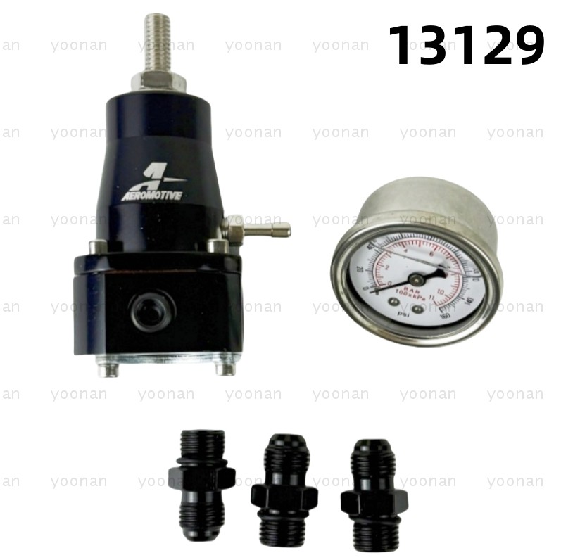 Aeromotive 13129 Compact EFI Bypass Fuel Pressure Regulator Combo Kit