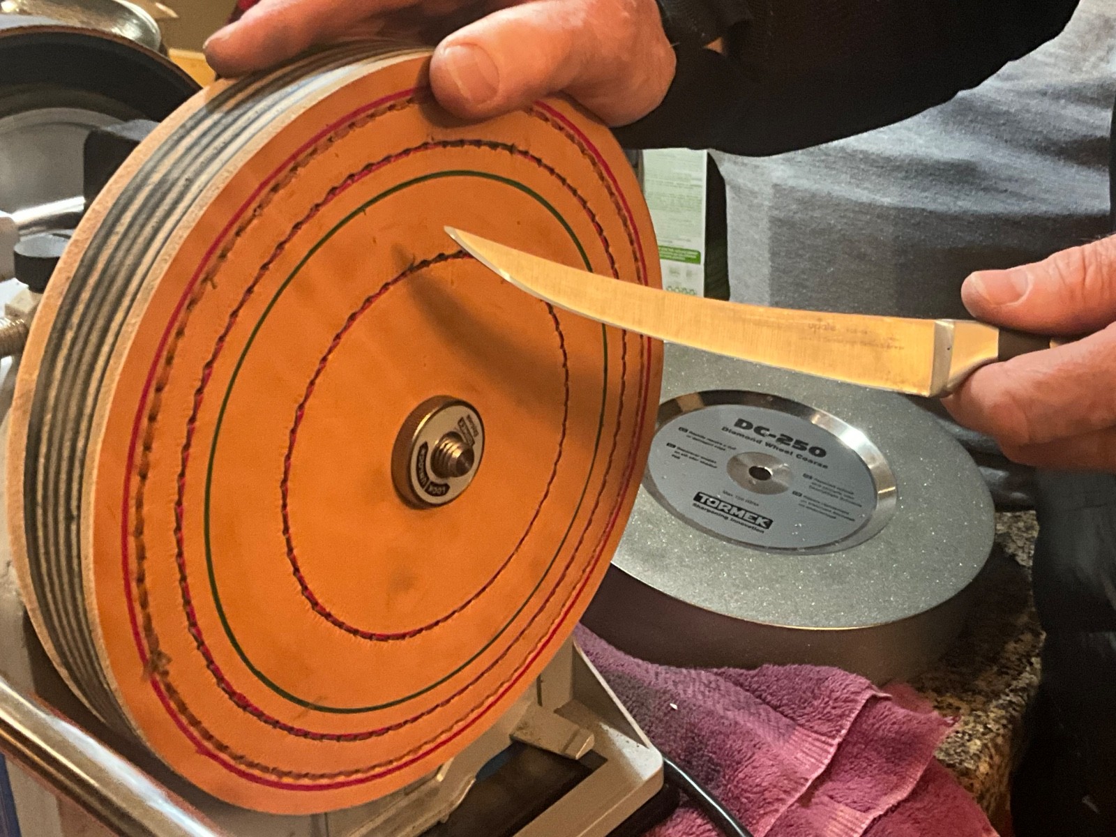 Tormek 8 10-Inch Leather Honing Wheel, New, Free Shipping