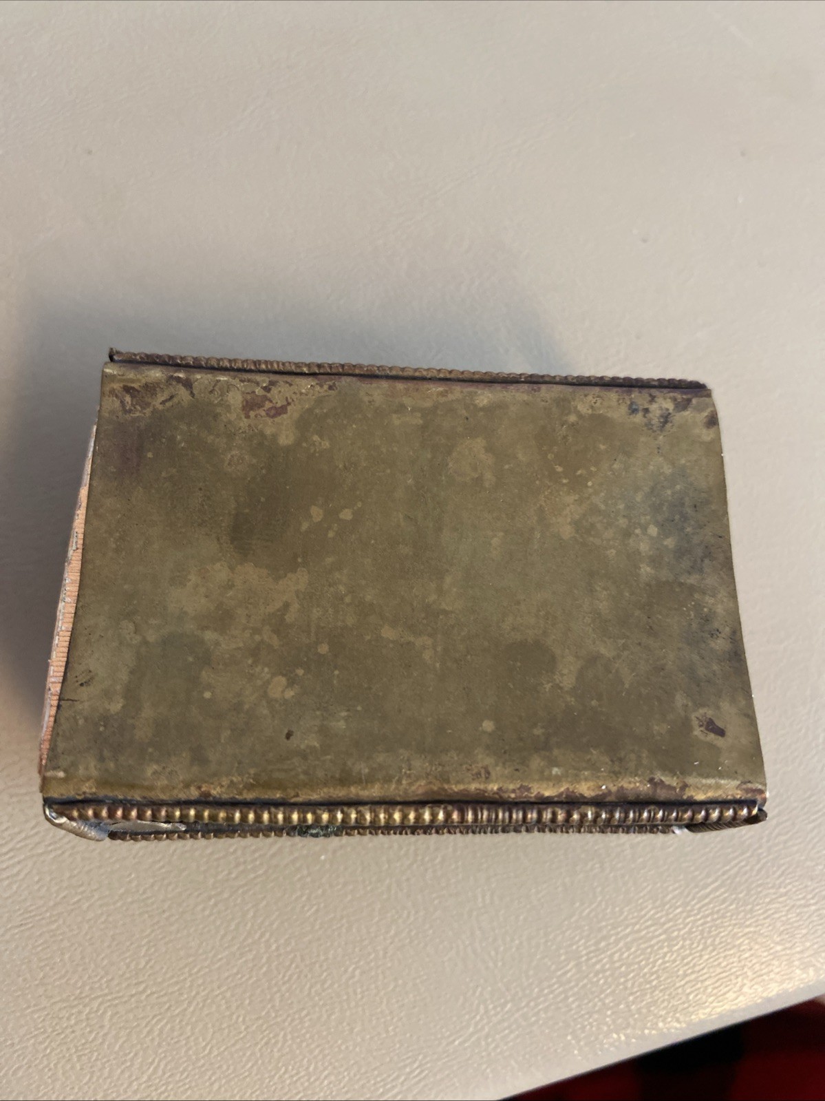 VINTAGE TIBETAN MATCHBOX HOLDER – ORNATE HANDMADE DESIGN