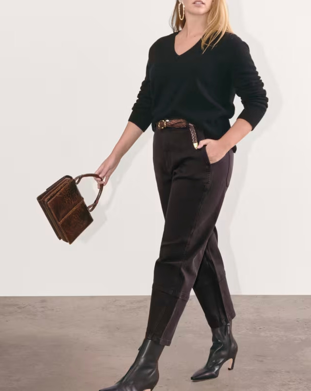 Everlane Women's The Utility Barrel Pants - Regular Length - Black