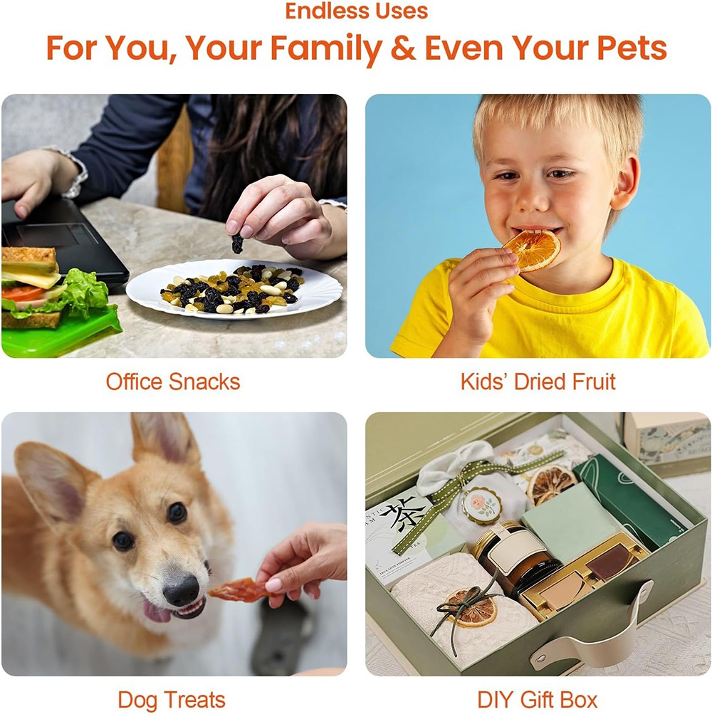 5 Trays Electric Food Dehydrator Commercial Fruit Jerky Beef Meat Dryer Machine