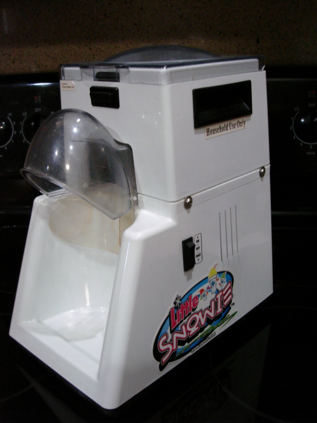 Little Snowie Max Snow Cone Machine Premium Shaved Ice Maker