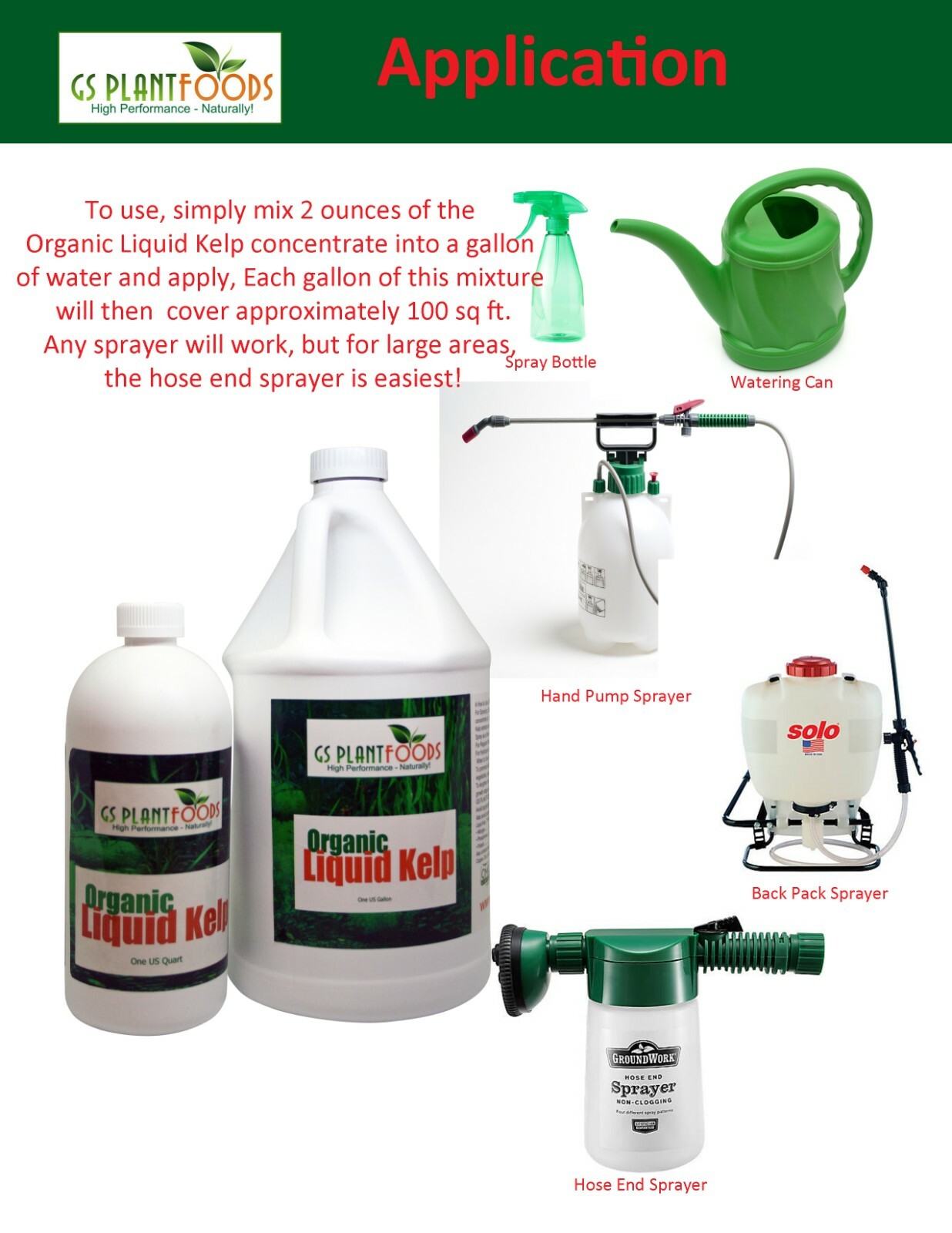 Liquid Kelp Organic Seaweed Fertilizer, 1 Gallon of concentrate