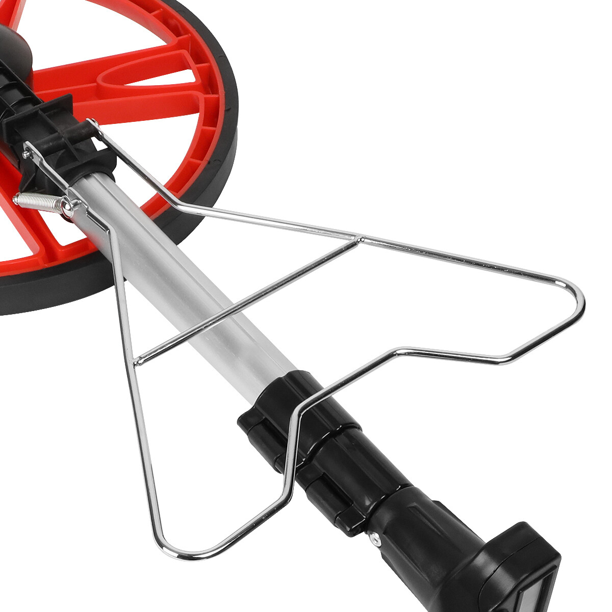 FOLDABLE TELESCOPING ENGINEERS MEASURER LED DIGITAL DISTANCE MEASURING WHEEL
