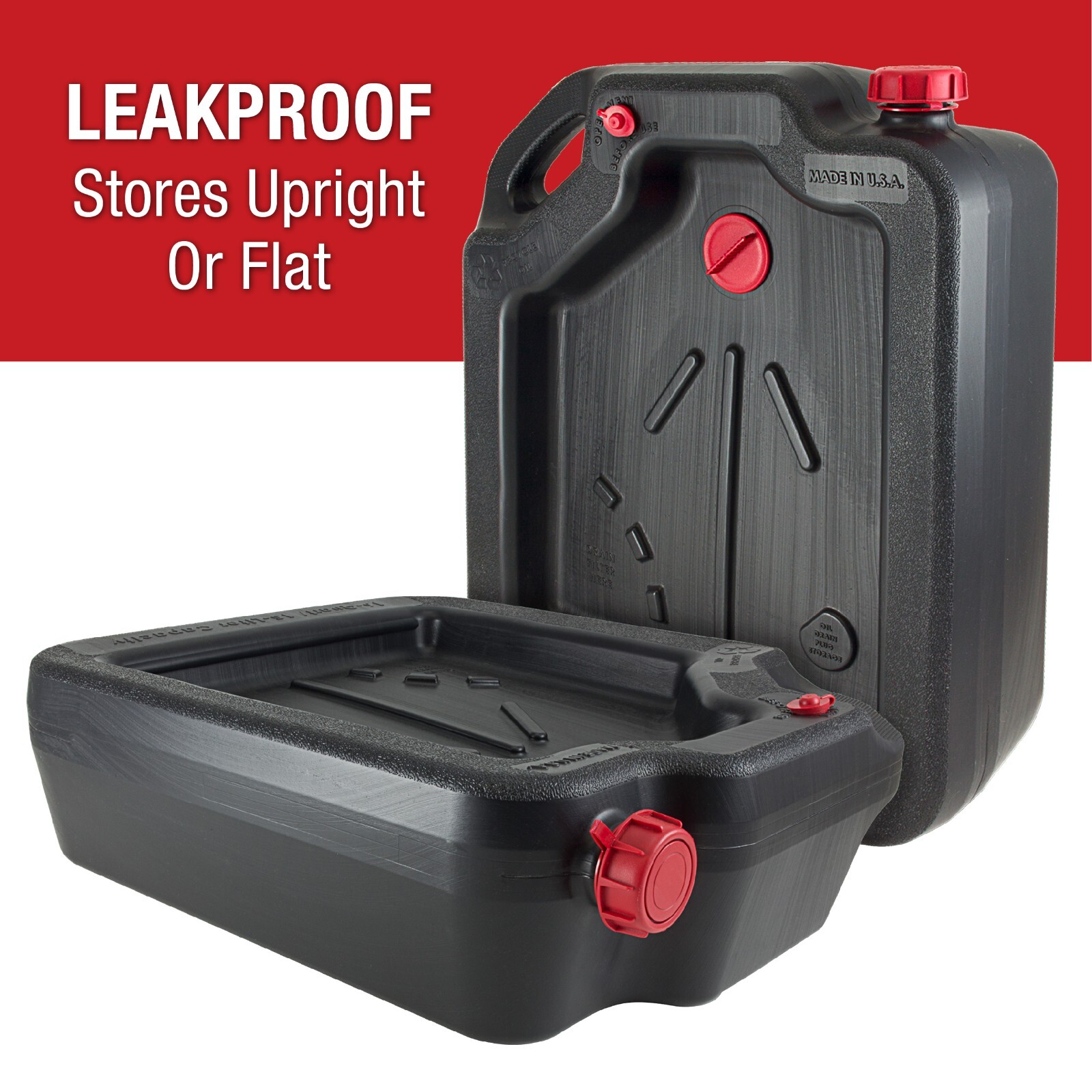 Oil Change Drain Container 16 Quart Large Pan leak-proof High Capacity Car Auto