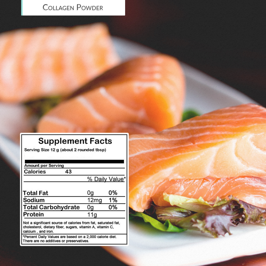 Wild Alaskan Salmon Bone Broth Powder - Pure Protein Organics - Unflavored