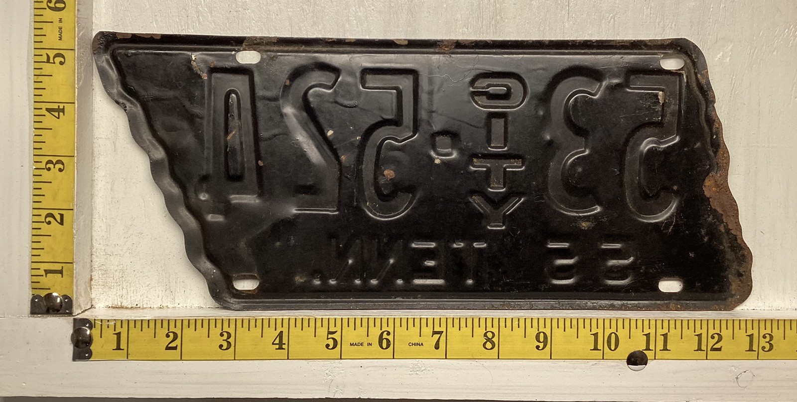 1955 Tennessee License Plate