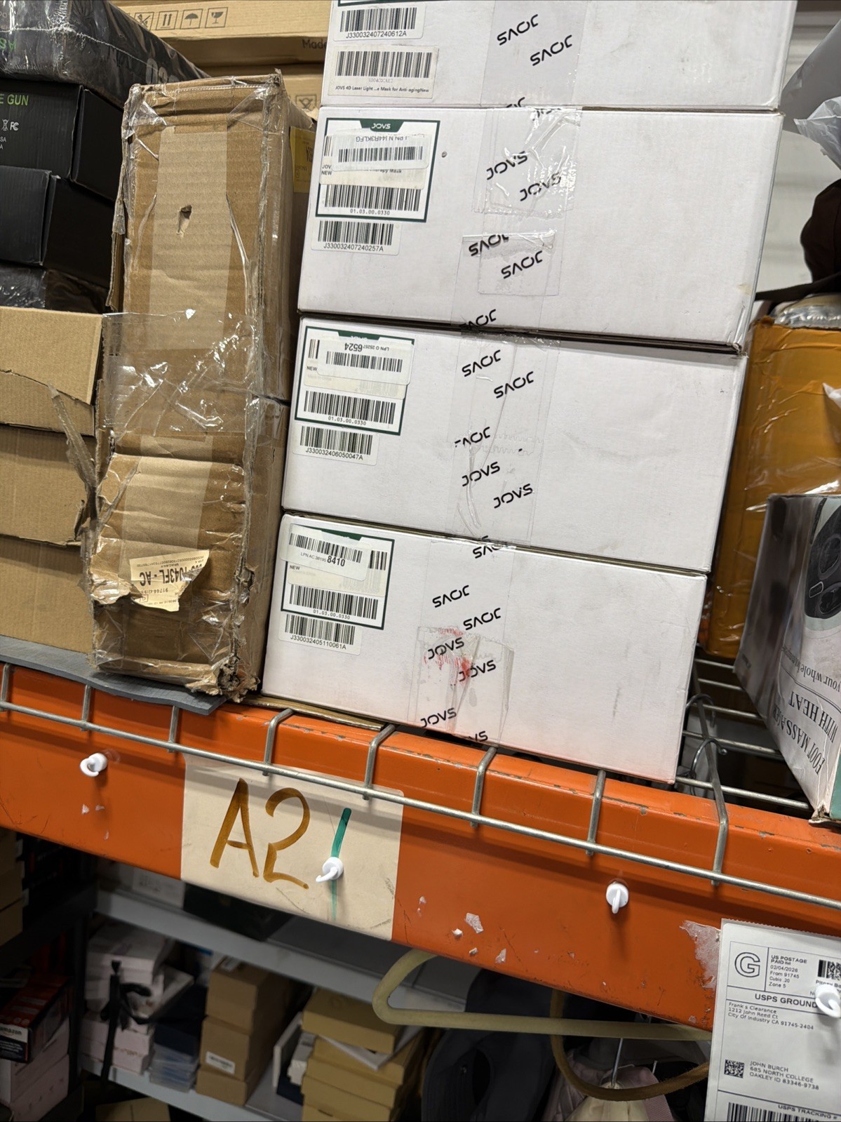 JOVS 4D Laser Light Therapy Mask - Red Light Therapy for Face, Led Face Mask