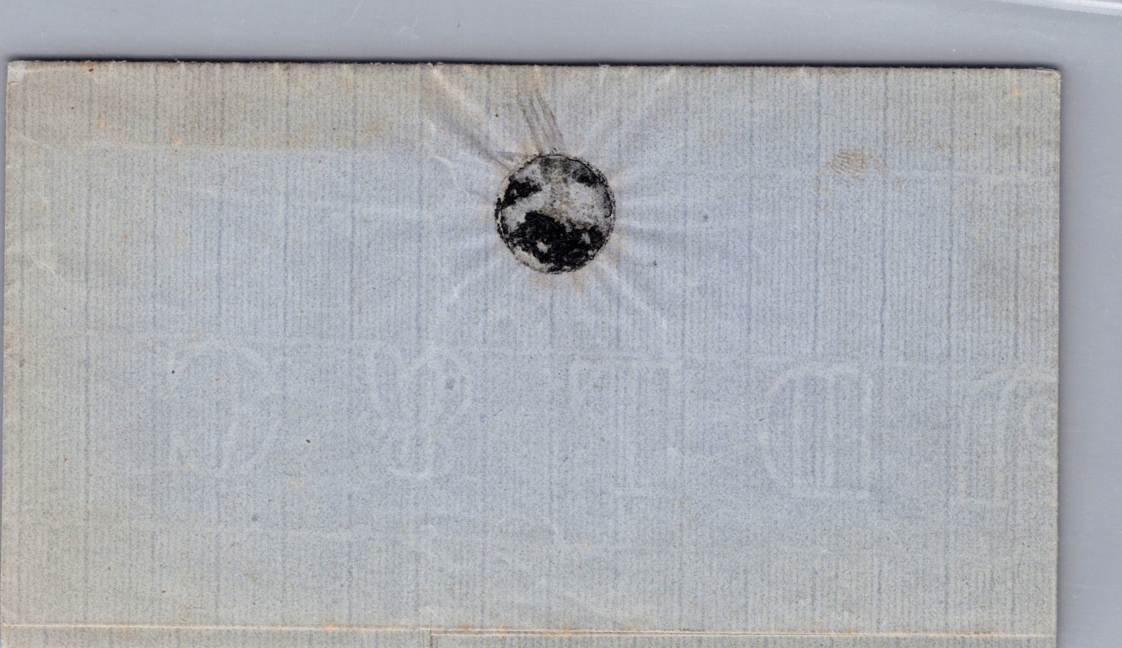 1865 Orizaba Ver Mexico FL Folded Letter Mail Cover to Molino del Carmen Puebla