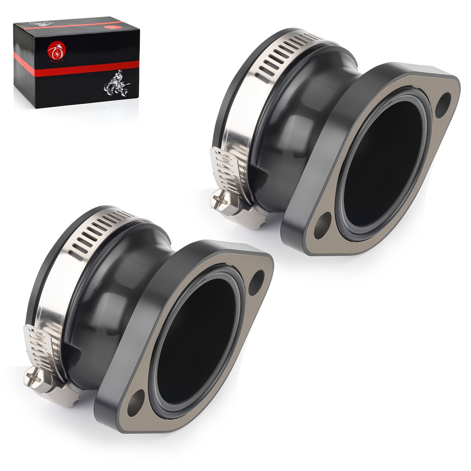 2X Intake Manifold Boot For Polaris Indy 500 1998-2000 Classic 1993-1998 3084325