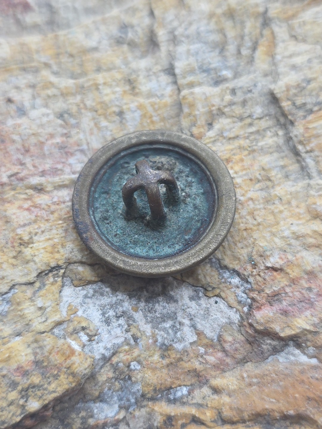 Dug In Mexico Imperio Mexicano Military Button 20.63mm Santa Gertrudis Battle