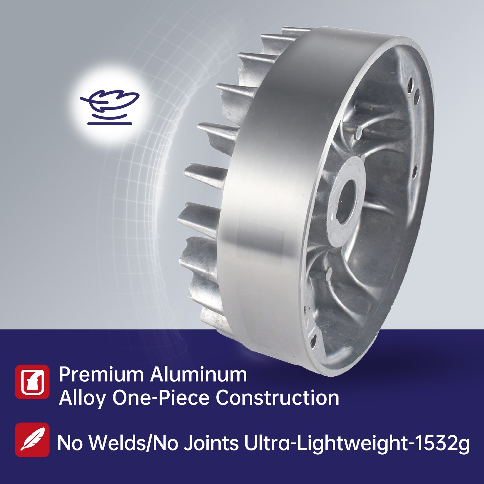 Flywheel 10krpm 3.308" Billet Rod 70mm Flat Top Piston For Predator 212cc 196cc