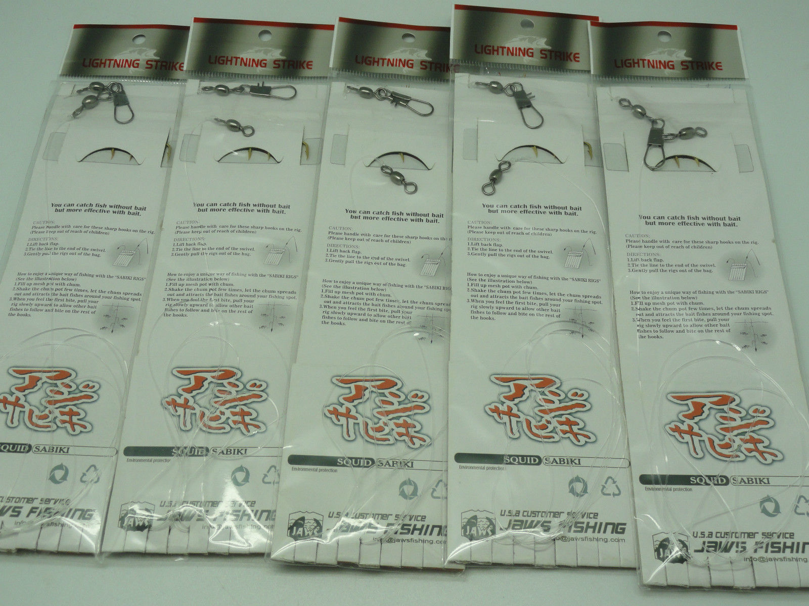 #1 Squid SABIKI SURF JETTY PIER BAIT FISHING Herring Mackerel Sardine 10 RIGS