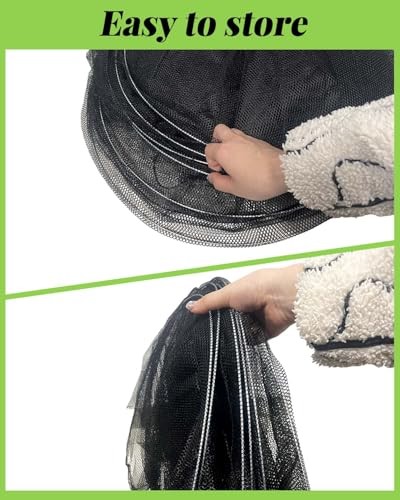 2-Pack Garden Tunnel Shade Net Cover 10 ft Portable Greenhouse