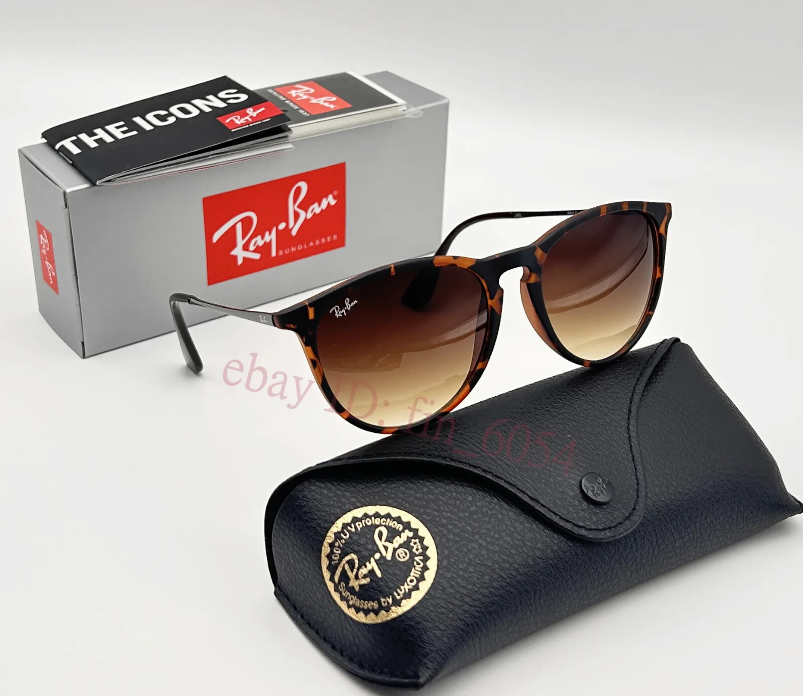 Ray-Ban RB4171 Sunglasses Tortoiseshell Frame Ombre Brown Gradie