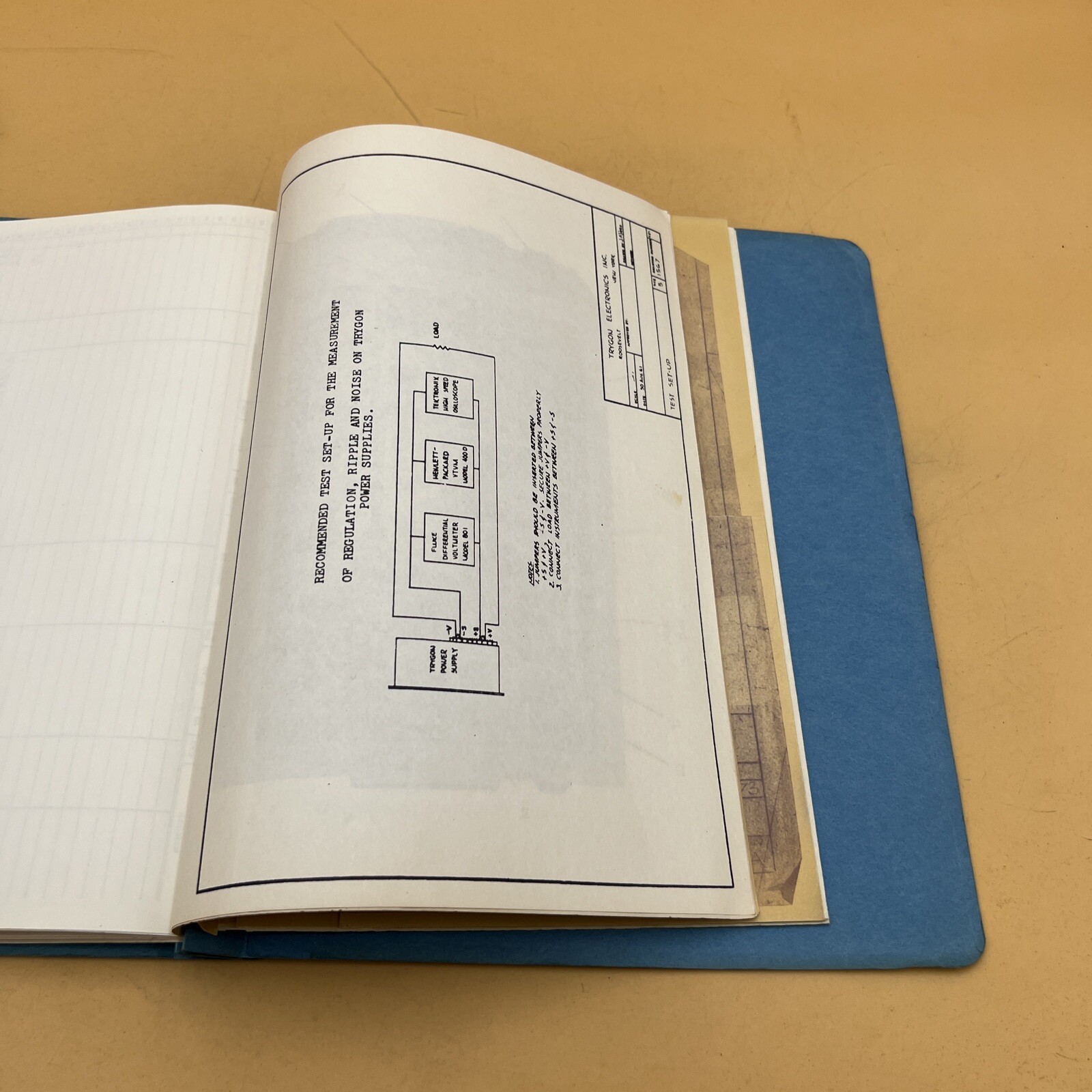 1965 Trygon Electronics Model HR10-750 XX Instruction & Maintenance Manual Book