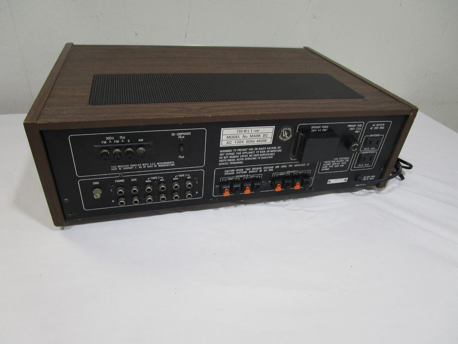 Nice Project / One Mark IIC Stereo Receiver w/ LED Upgraded Lamps -------- Cool!