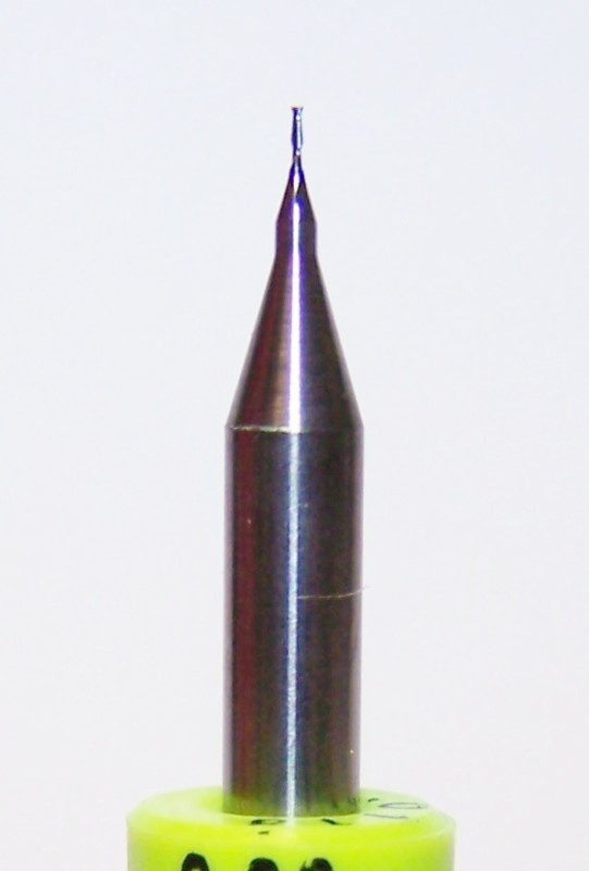 0.30mm (.0118") CARBIDE END MILLS 2 FLUTE MICRO KYOCERA 1600.0118.045