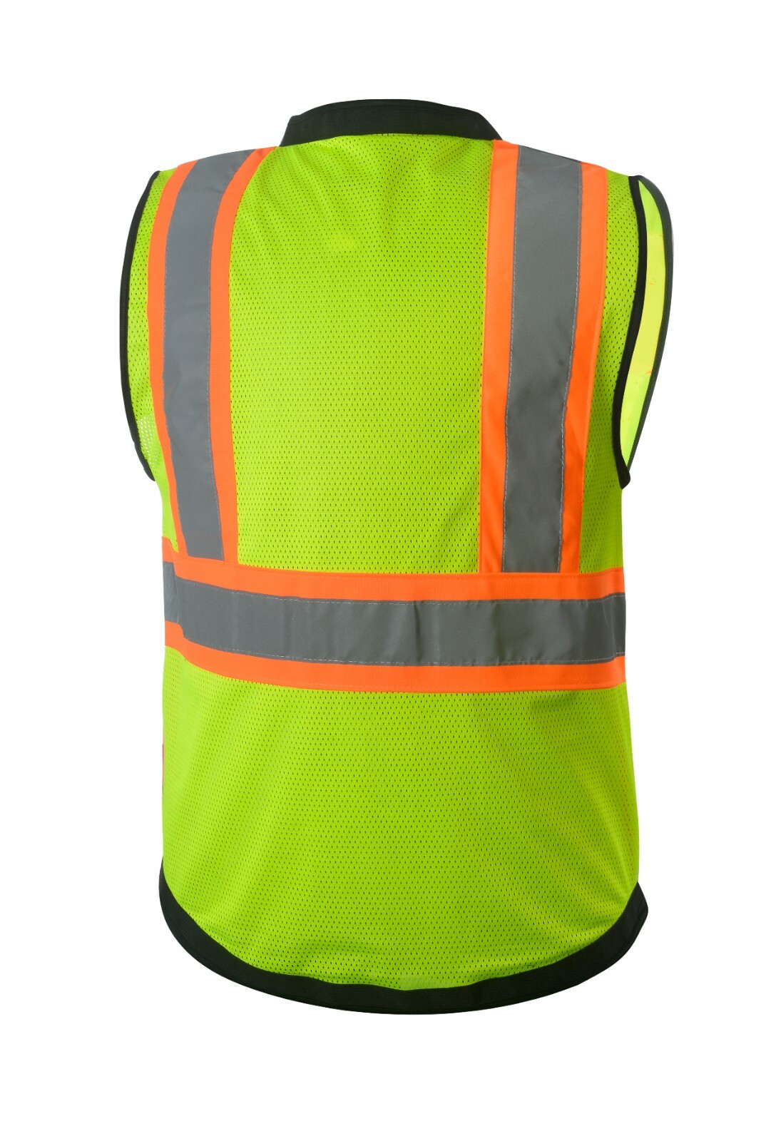 Surveyor RED/ Yellow Two Tones Safety Vest, ANSI/ ISEA Photo ID Pocket #802-RD