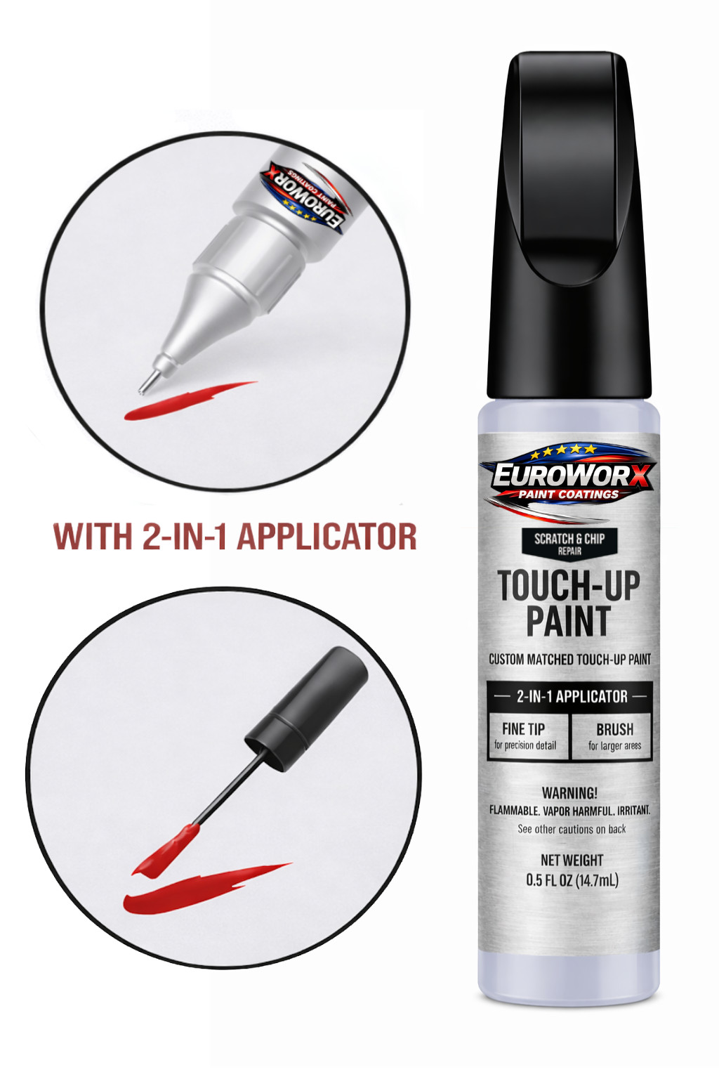 BMW Professional Touch Up Paint Pen + Brush – Choose Color