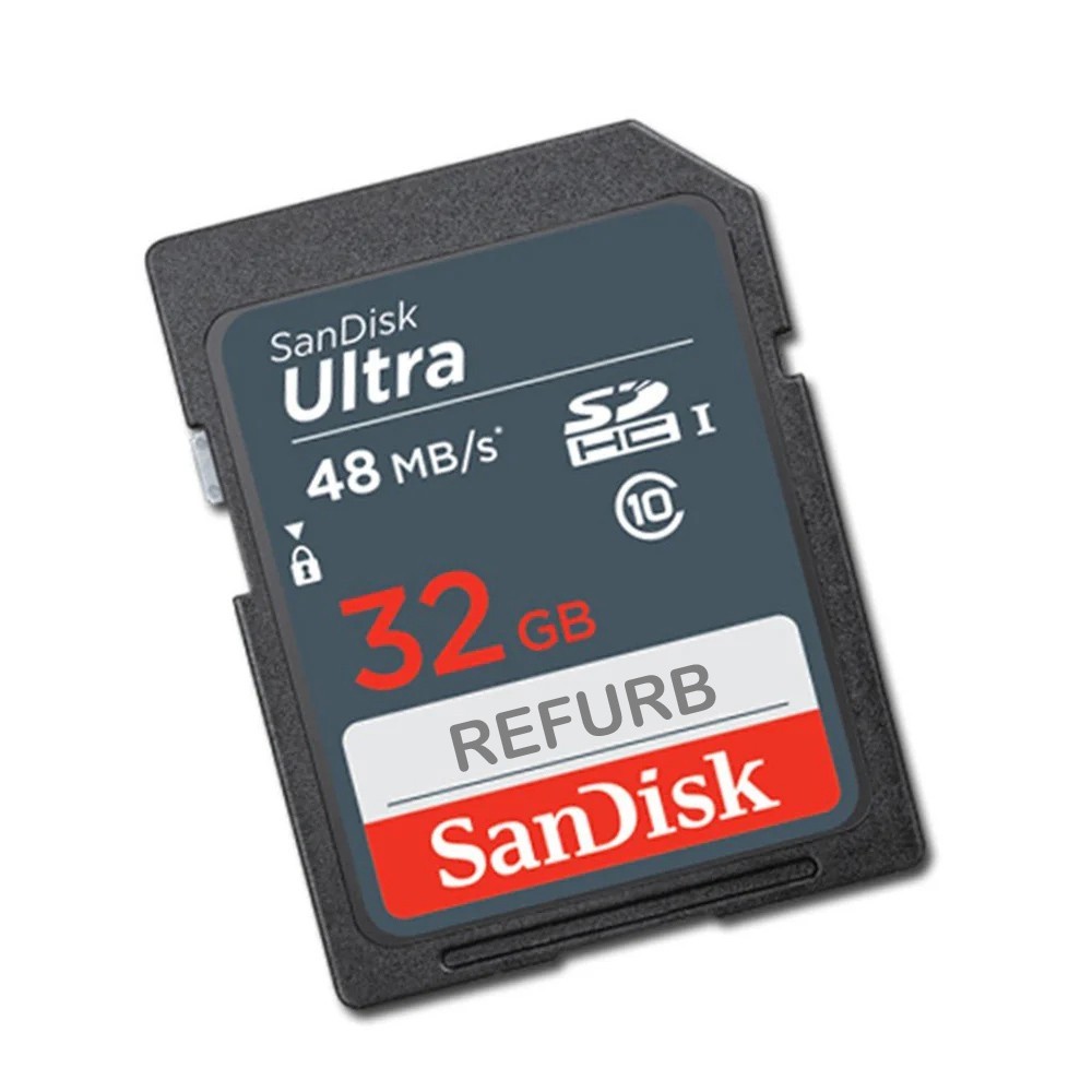 LOT 10x SanDisk SD Ultra 32GB - Class 10 SDHC-I 48MB/s Flash Memory Card