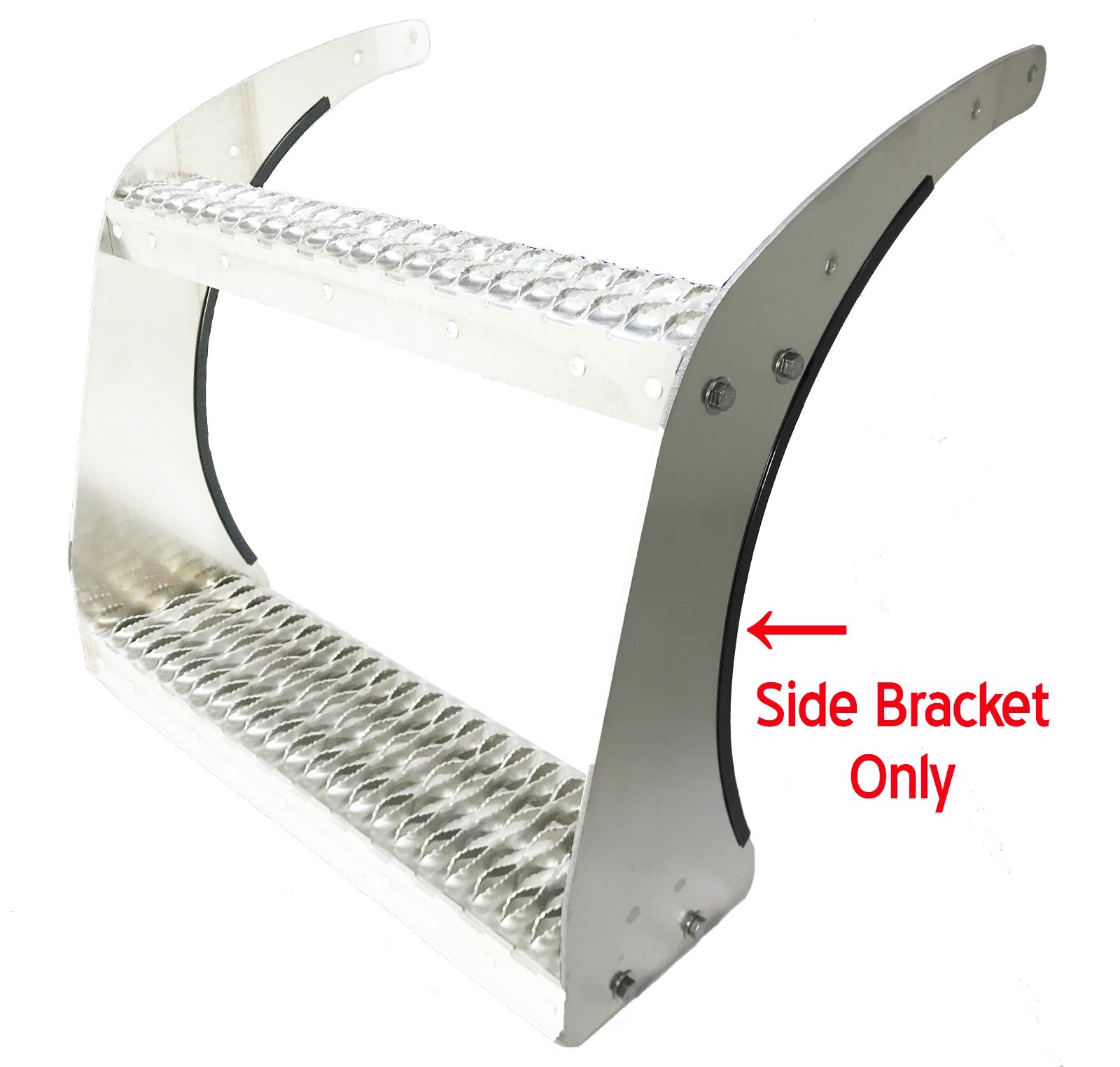 Pair of Peterbilt 26 in. Fuel Tank Step Brackets OEM