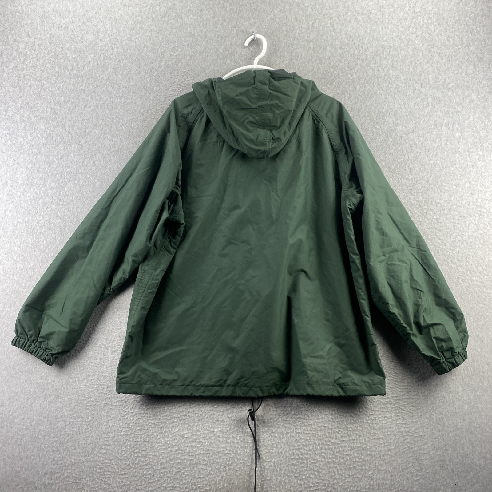 Walls XL Green Rain Suit Set Jacket Pants Waterproof Hooded Nylon Outdoor