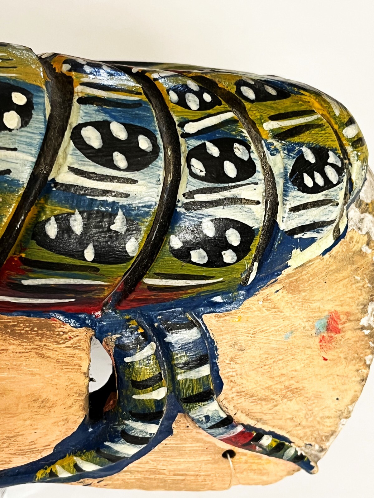 MEXICAN GUERRERO WOOD SHRIMP LOBSTER MASK DIA DE MUERTOS DAY OF DEAD CARNIVAL