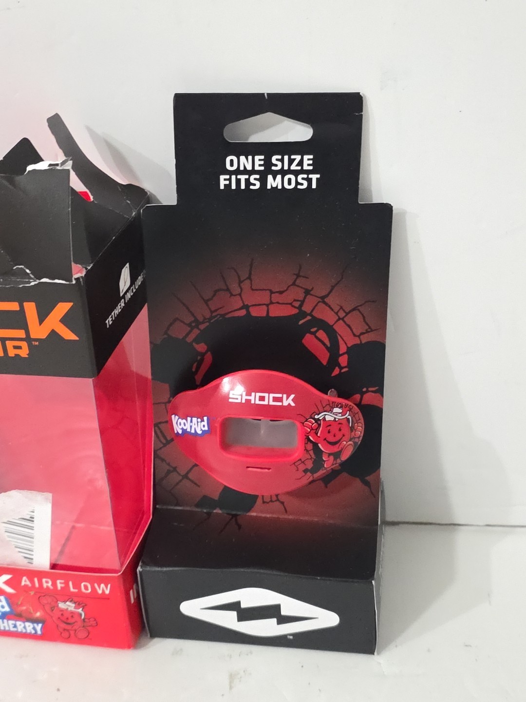 Shock Doctor- Kool Aid Cherry Lip Guard Mouth Guard - Max Air Flow