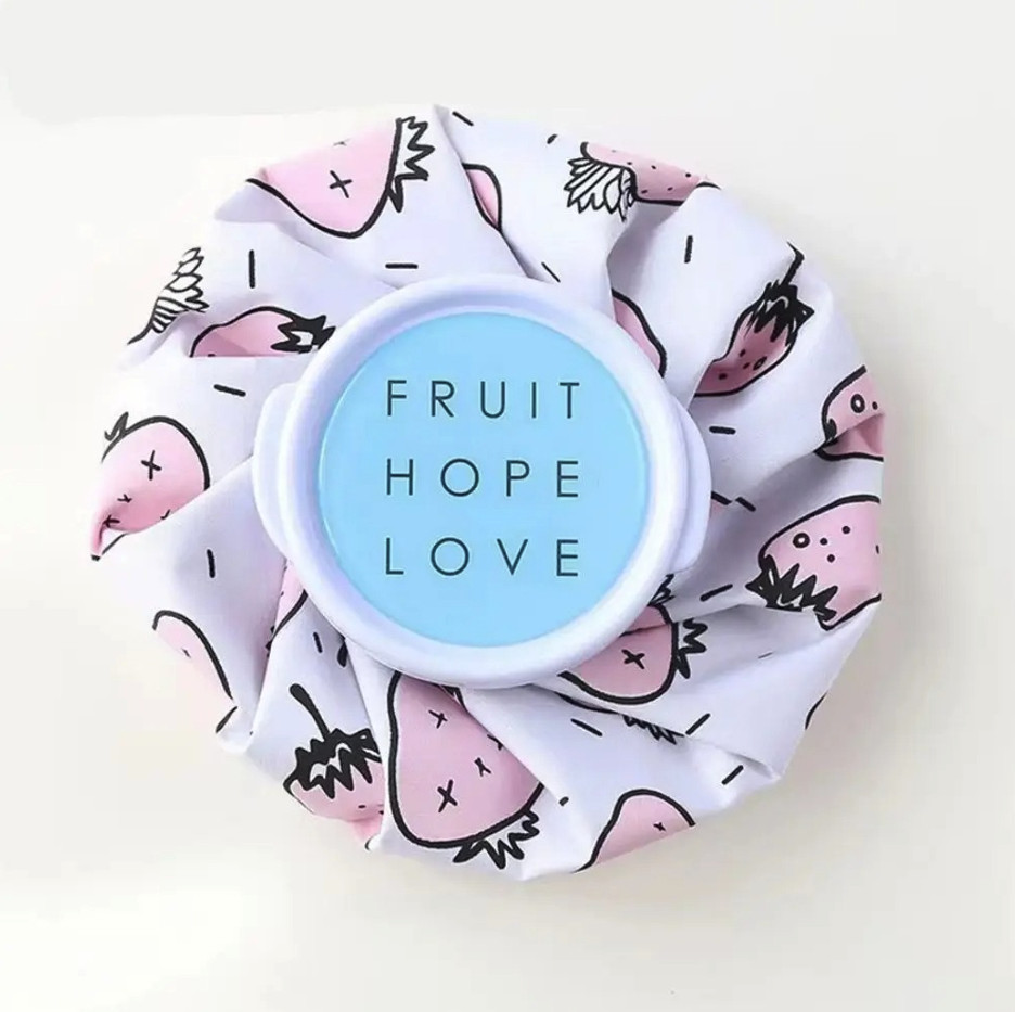 1pc Cute Cartoon Hot & Cold Reusable Cloth Ice Pack for Pain Relief & Therapy