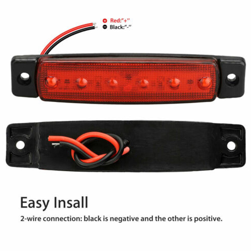 4pcs 12V Boat Navigation LED Lights Stern Lights Boats Starboard Light Green Red