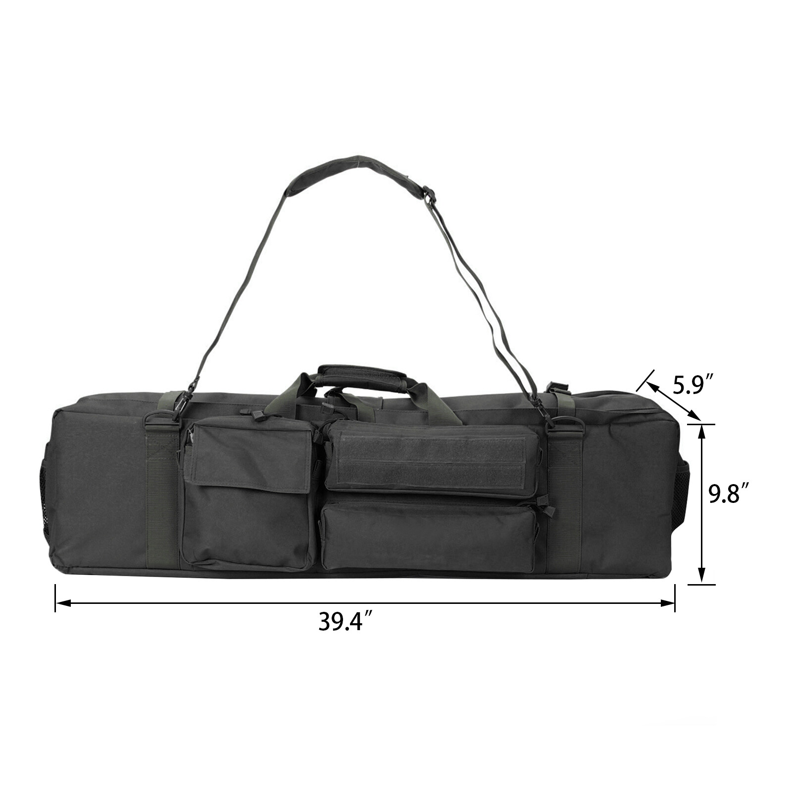 Tactical Rifle Bag Single or Double Case 37-52 Carbine Range Gun Padded Backpack