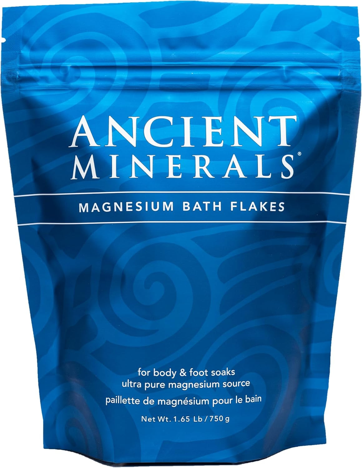 Magnesium Bath Flakes of Pure Genuine Zechstein Chloride - Resealable Magnesium