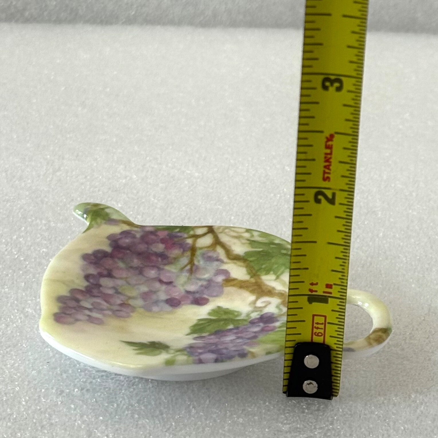 Grapes On A Vine TEA BAG Holders SET of THREE Melamine Chip Free Made in Italy