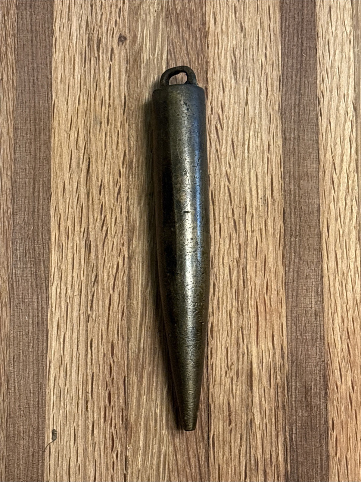 Vintage Lufkin #590 Solid Brass Plumb Bob Made In USA 17.4 Oz 6.5”