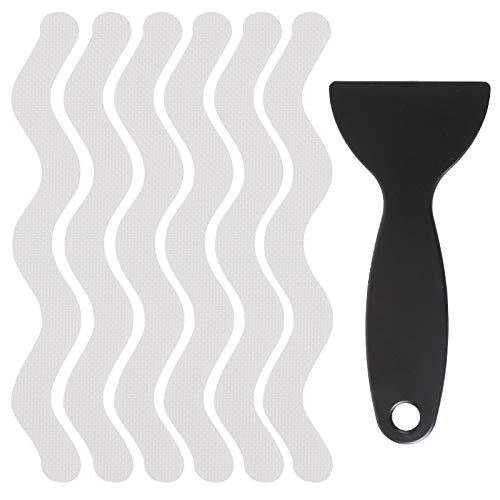 24PCs Bath Tub Shower Stickers Anti Slip Grip Strips Non-Slip Stickers