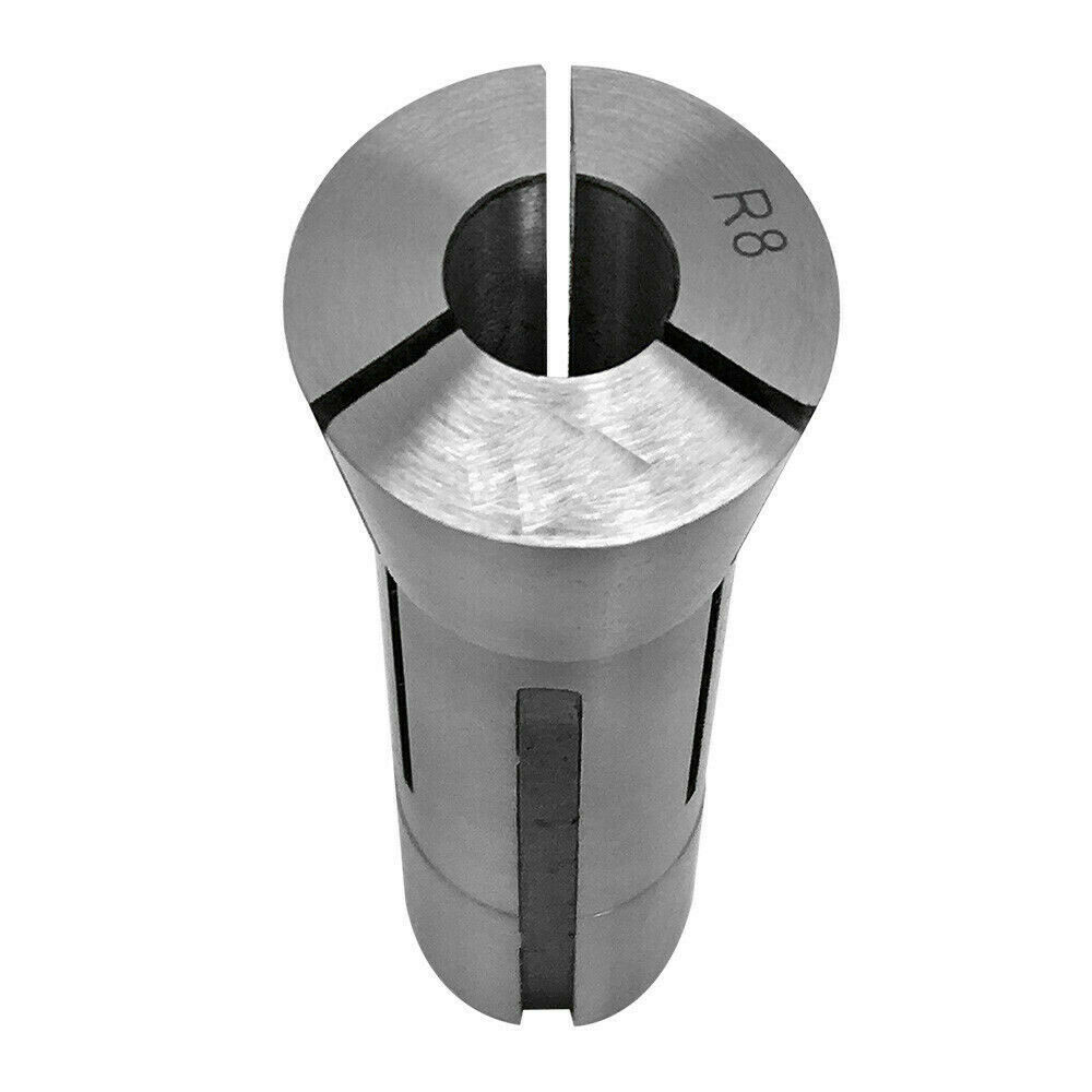 3/16" R8 Round Collet High Precision Drawbar Thread 7/16"- 20
