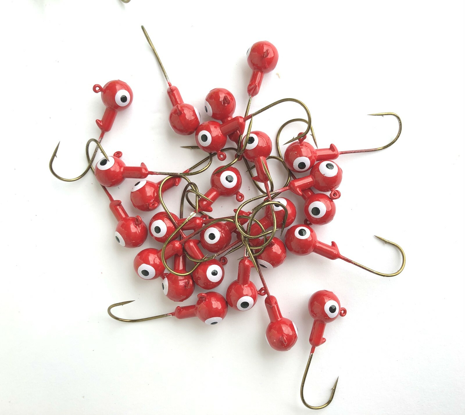 LuresPro 90 PCs combo 1/32 1/16 oz 1/8 3/16 1/4 oz Jigheads Fishing Crappie Bass