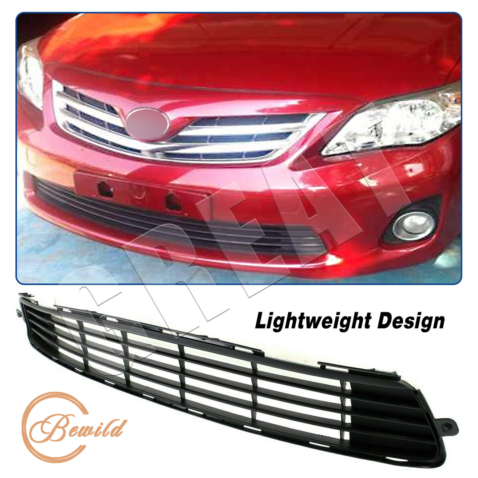 Front Bumper Lower Grille For Toyota Corolla 2011 2012 2013 TO1036125 5311202280