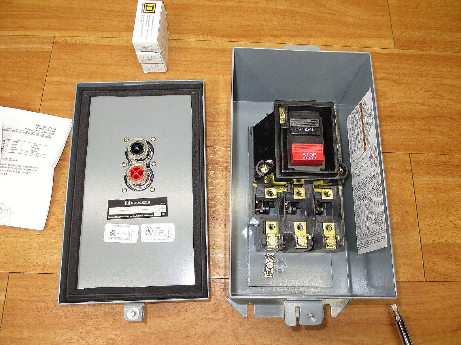 Square D 2510MBA2 *NEW* AC Manual Starter Switch