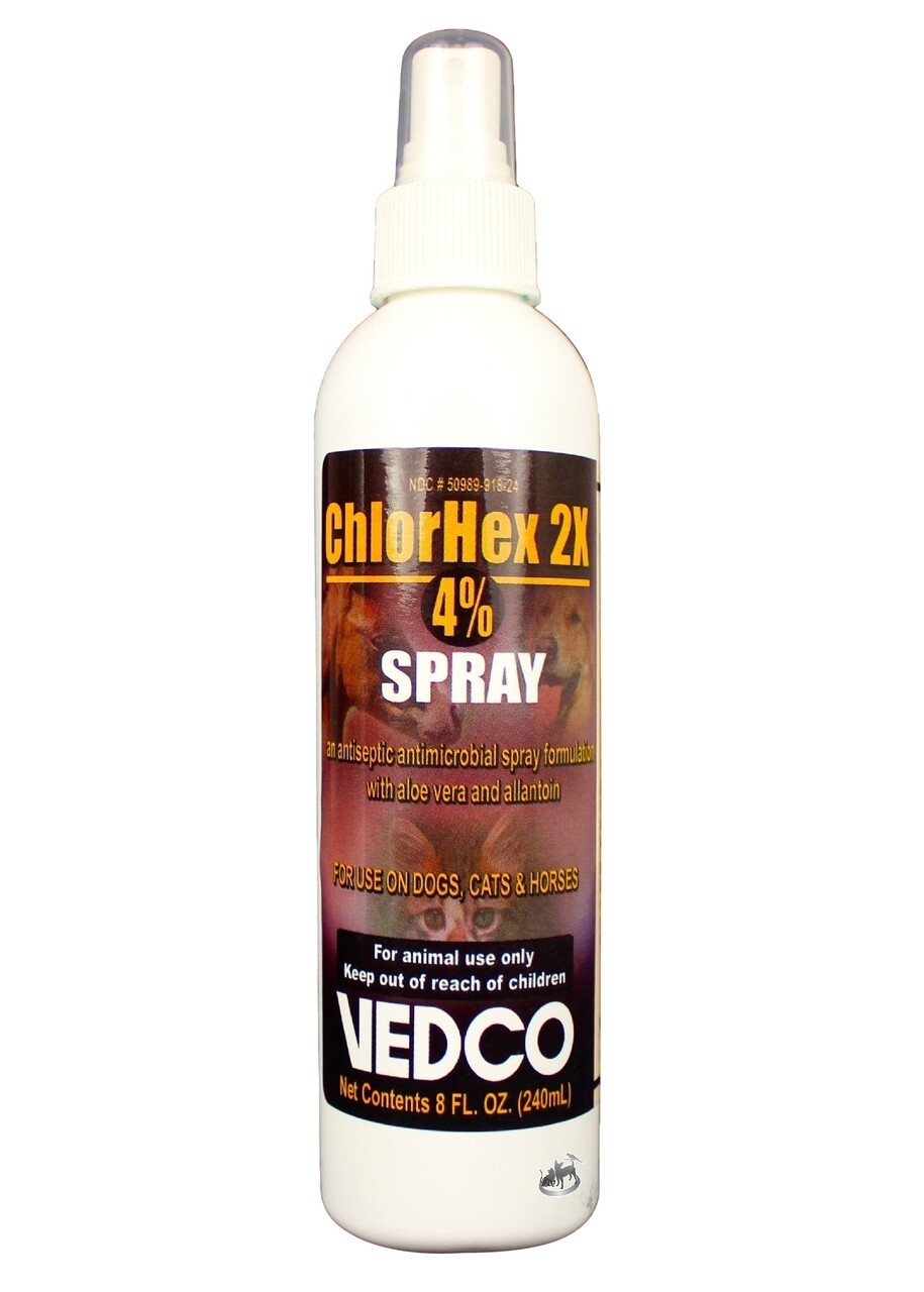 Chlorhex 2X 4% Spray (8 oz)