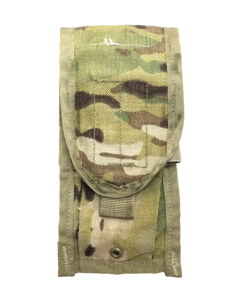 QTY (1) USGI Military MOLLE Double Mag Pouch OCP Multicam 8465-01-580-0701 MINT