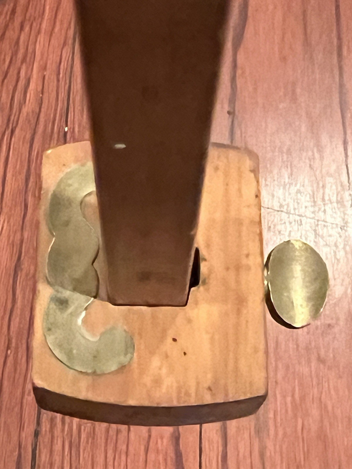 Antique Wooden Marking Gauge Mortise Marking Gauge Brass Patent Jan 12 1886