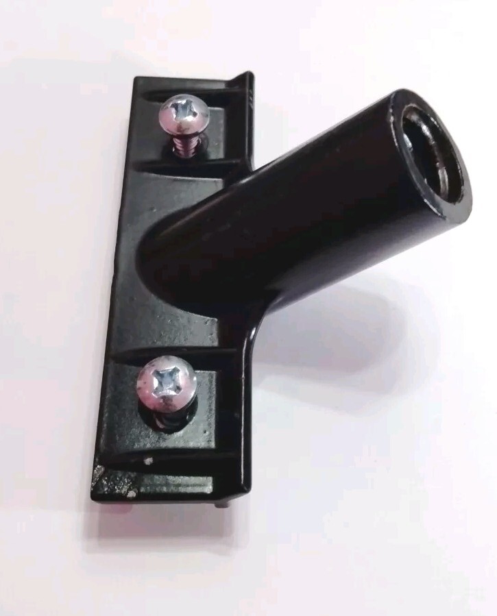 3 PACK of Broom Handle Bracket Cast Aluminum Handle Threaded Bracket With Screws