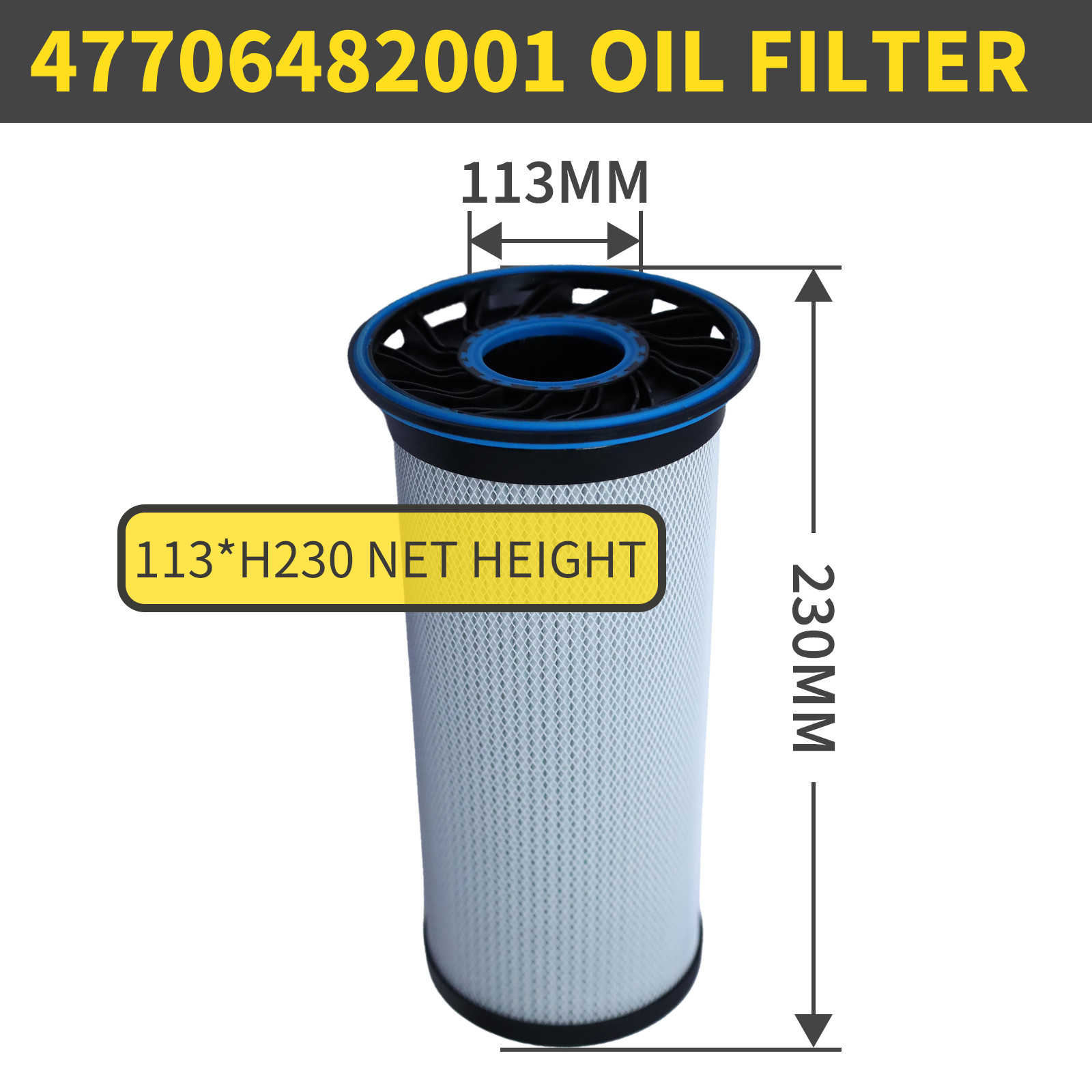 1PCS New 47706482001/QX105047 Oil Filter Fit For Ingersoll Rand Air Compressor